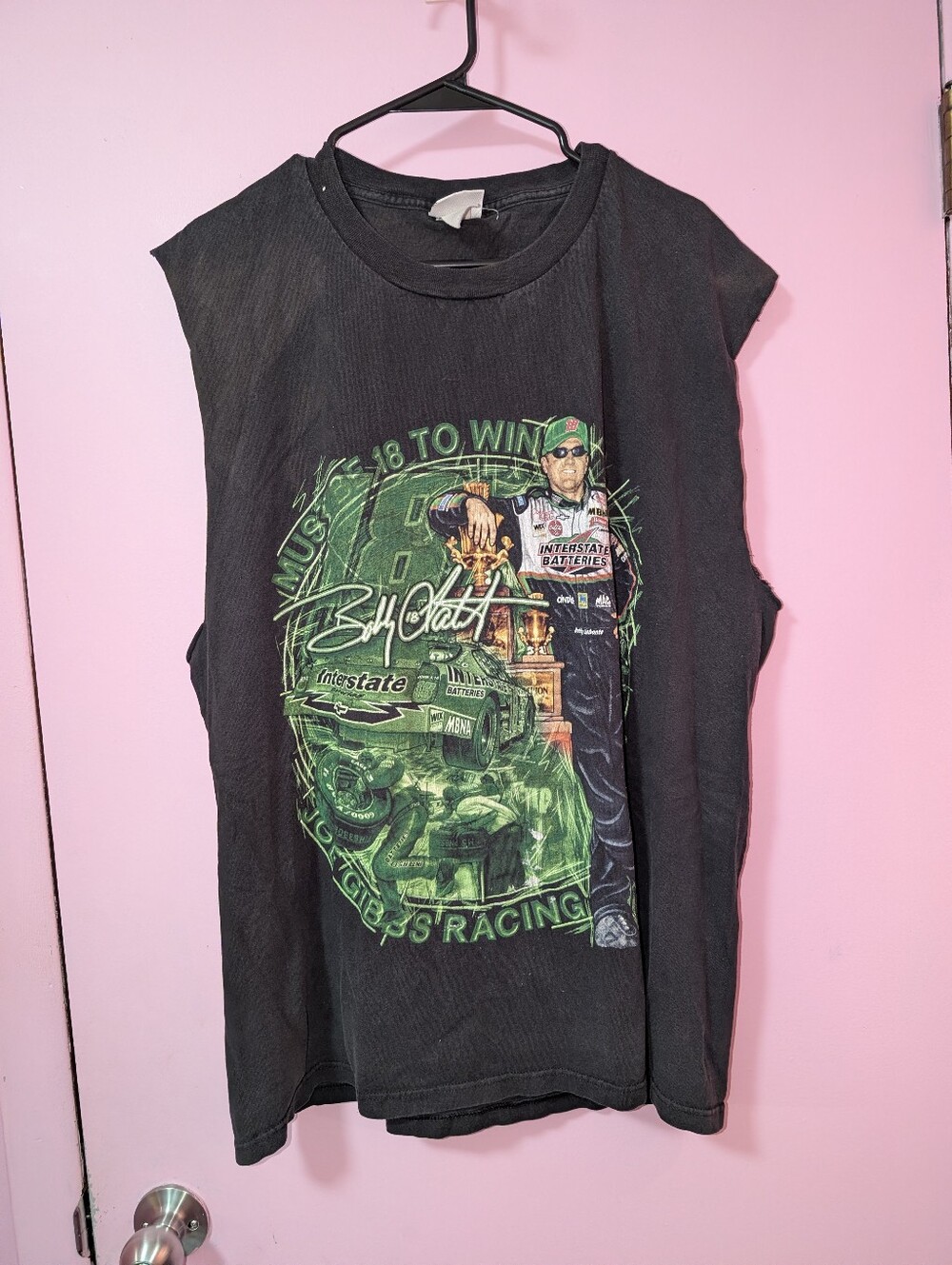Vintage 2003 NASCAR Bobby Labonte Muscle T-Shirt
